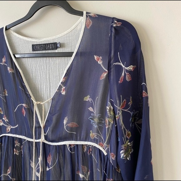 Christy Dawn-Paloma Midnight Floral Midi Dress - Picture 5 of 16